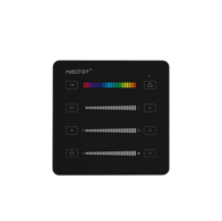 Nástěnný ovladač pro digitální řídící jednotku SPIR3, 2.4GHz, černý, 2 x AAA, B6, Mi-LIght Nástěnný ovladač pro digitální řídící jednotku SPIR3, 2.4GHz, černý, 2 x AAA, B6, Mi-LIght