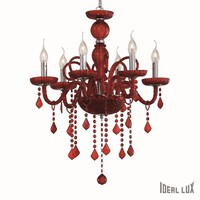 Závěsné svítidlo Ideal Lux Giudecca SP6 rosso 027418