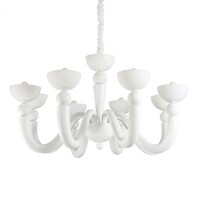 Závěsné svítidlo Ideal Lux BON BON SP8 BIANCO, 094007