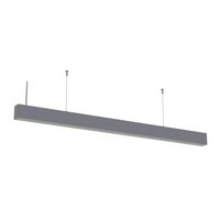 LED lineární závěsné svítidlo propojitelné, 40W, IP20, 4000lm, stříbrné