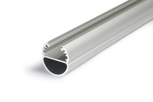 Hliníkový profil pro šatní skřín OVAL20, eloxovaný