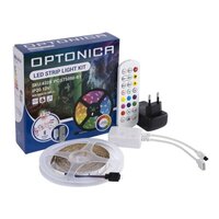 Sada RGB LED pásku s ovladačem a zdrojem, Bluetooth music, 12W, stmívatelný, IP20  Sada RGB LED pásku s ovladačem a zdrojem, Bluetooth music, 12W, stmívatelný, IP20