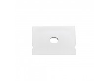 Koncovka profilu Surface 7 s otvorem, bílá Koncovka profilu Surface 7 s otvorem, bílá