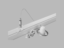 Lišty svítidlo PRO TRACK SUSPENSION 3M WHITE, ON/OFF