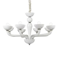 Závěsné svítidlo Ideal Lux CASANOVA SP8 BIANCO, 094045