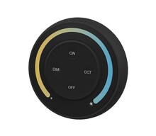 Jednokanálový ovladač SUNRISE pro CCT pásky, Černý, 2.4GHz RF, S1-B, Mi-Light Jednokanálový ovladač SUNRISE pro CCT pásky, Černý, 2.4GHz RF, S1-B, Mi-Light