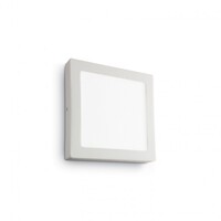 LED nástěnné a stropní svítidlo Ideal Lux UNIVERSAL AP1 18W SQUARE BIANCO, 138640
