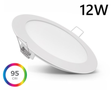 CRI>95 LED kulatý panel 12W, True Color Line, vestavný, 3 roky záruka
