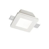 Zápustné svítidlo Ideal Lux SAMBA FI1 SQUARE BIG GLASS, 150116 bílé 12x12cm