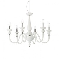Závěsný lustr Ideal Lux Camelia SP6 BIANCO, 113678