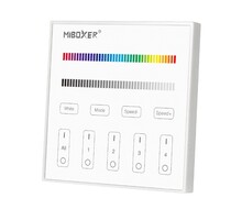 4 kanálový nástěnny ovladač RGBW, T3, AC100~240V, Mi-Light 4 kanálový nástěnny ovladač RGBW, T3, AC100~240V, Mi-Light