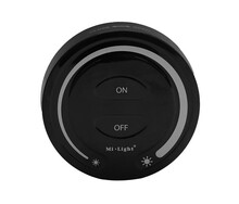 Jednokanálový ovladač TD pro jednobarevné LED pásky, Černý, 2.4GHz RF, FUT087B, Mi-Light  Jednokanálový ovladač TD pro jednobarevné LED pásky, Černý, 2.4GHz RF, FUT087B, Mi-Light