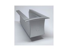 Koncovka profilu RECESSED 6 plná, stříbrná Koncovka profilu RECESSED 6 plná, stříbrná