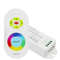 Sada dálkový ovladač a RGB LED přijímač, RF 433MHz, Max.12A, 12-24V, FUT042, Mi-Light,  Sada dálkový ovladač a RGB LED přijímač, RF 433MHz, Max.12A, 12-24V, FUT042, Mi-Light,