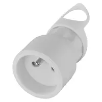 Zásuvka přímá, bílá, IP20, 250 V~/16 A max. Zásuvka přímá, bílá, IP20, 250 V~/16 A max.