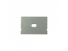 Koncovka profilu Surface 7 s otvorem, šedá