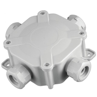 Rozvodka krabicová 5 p. (plastová šedá A.0035), SEZ