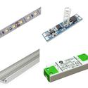 Vybrané komponenty pro výrobu lineárních svítidel