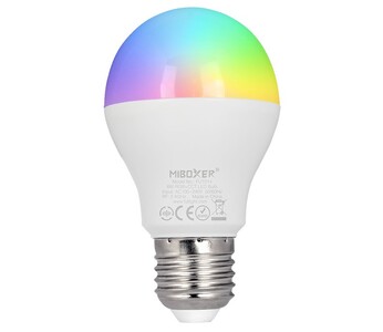 6W LED žárovka RGB+CCT, E27, RF 2.4GHz, FUT014, Mi-Light