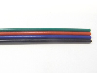 Kabel RGB plochý 4×0,3