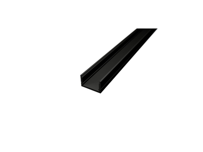 Hliníkový LED profil SURFACE 8, černý