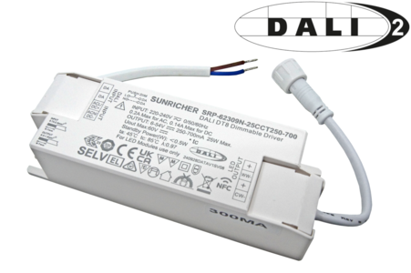 DALI DT8 stmívatelný zdroj pro 18W  PROFI panel 5CCT 95X