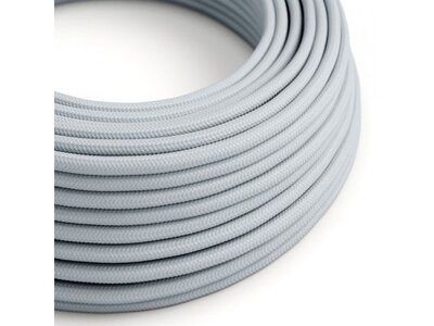 Hedvábný textilní elektrický kabel, RM30 světlý modro-šedý