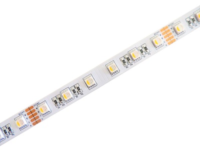 RGBW LED pásek 4v1, 19,2W/m, RGB+bílá, 12mm, PROFI, 24V, IP20, 60LED/m, 5050