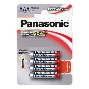 Baterie AAA(LR03) alkalická PANASONIC Everyday Power 4BP