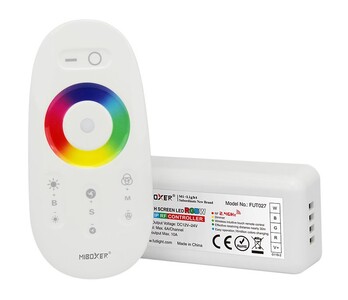 RGBW SET dotykového ovladače a RGBW přijímače, RF 2.4GHz, max.10A, FUT027, Mi-Light