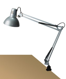 Stolní lampa Rabalux 4216 Arno stříbrná, E27 1x MAX 60W, IP20, 230VAC
