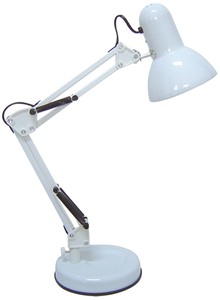 Stolní lampa Rabalux 4211 Samson bílá, E27 1x MAX 60W, IP20, 230VAC