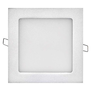 LED panel 170x170mm, vestavný stříbrný, 12W neutrální. bílá