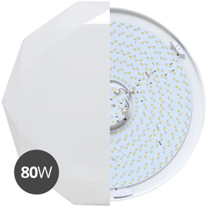 80cm Stropní LED svítidlo Diamant s ovladačem, 80W volba teploty barvy, IP20
