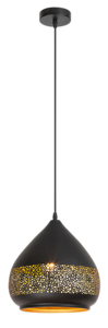 Závěsné svítidlo Rabalux 2278 Kaia černé, E27 1x, 40W,  IP20