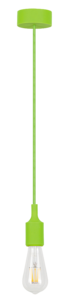Závěsné svítidlo Rabalux 1415 Roxy zelené, E27 1x, 40W,  IP20