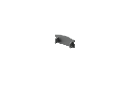 Koncovka profilu Surface 1 plná, šedá