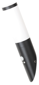 Venkovní fasádní svítidlo Rabalux 8146 Black torch s PIR, E27 max 25W, IP44