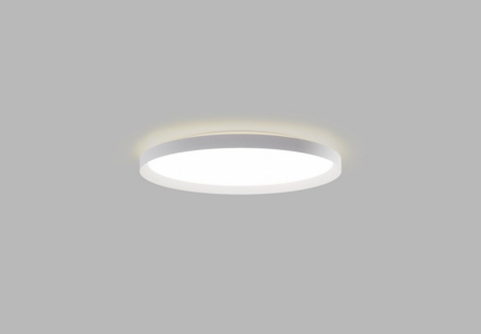 LED stropní svítidlo MOON 60, 60W, 220-240V, 4200lm, 2CCT 3000K/4000K, bílé, TRIAC, DALI/PUSH