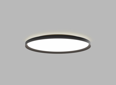 LED stropní svítidlo MOON 80, 88W, 220-240V, 6160lm, 2CCT 3000K/4000K, černé, TRIAC, DALI/PUSH