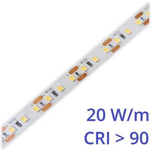 LED pásek s vysokým CRI, 20W/m, PROFI, 12V, IP20, 120LED/m, SMD2835, záruka 5 let