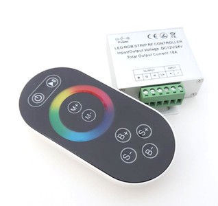 LED kontroler SILVER, RGB, rádiový, 3 kanály, 6A kanál, 12-24VDC