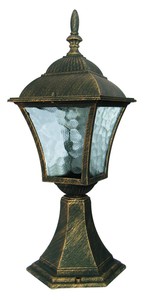 Zahradní lampa Rabalux 8393 Toscana, IP43, E27 1x MAX 60W, antická zlatá