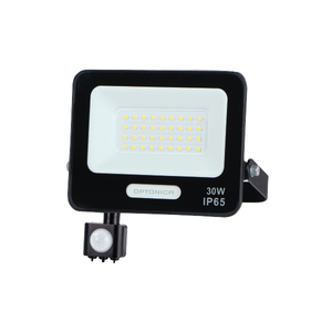 LED SMD reflektor se senzorem 30W, IP65, černé provedení