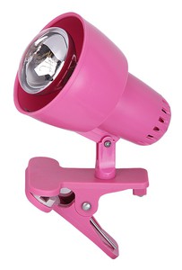 Lampa s klipem Rabalux 4359 Clip, IP20, E14 R50 1x MAX 40W, růžová