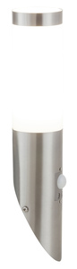 Venkovní fasádní svítidlo Rabalux 8266 Inox torch s PIR, E27 max 60W, IP44