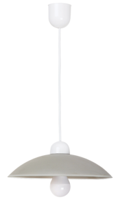 Závěsné svítidlo Rabalux 1408 Cupola range šedé, E27 1x, 60W,  IP20