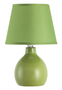 Stolní lampa Rabalux 4477 Ingrid zelená, E14 1x MAX 40W, IP20