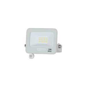 LED SMD reflektor se senzorem 10W, IP65, bílé provedení