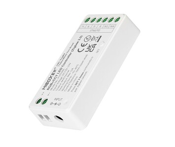 Zigbee přijímač pro RGB+CCT LED pásky, 12-24VDC, 12A, Zigbee 3.0, Hue, Echo, FUT039Z, Mi-light 